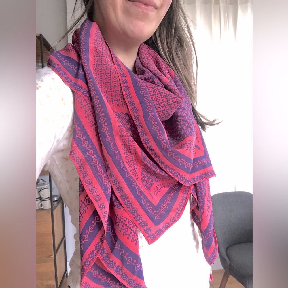 New A Peace Treaty rare silk scarf/wrap - limited edition